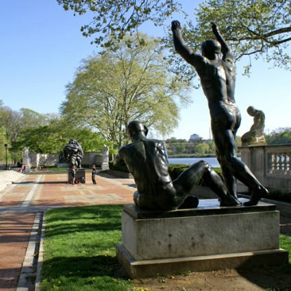 Central Terrace of the Ellen Phillips Samuel Memorial.
