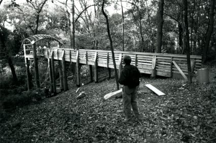 Martin Puryear at Pavilion in the Trees in Fairmount Park