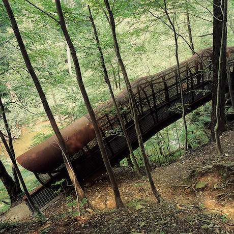 Fingerspan bridge sculpture