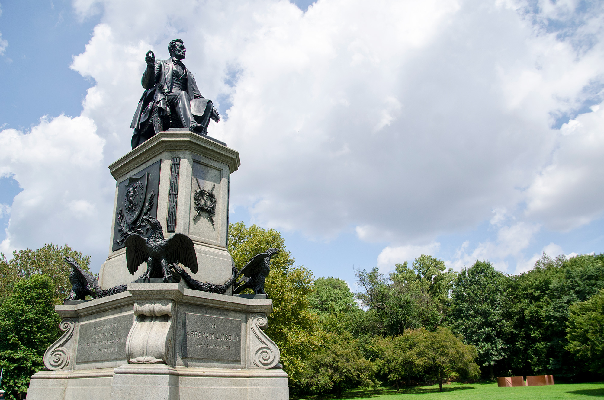 Statue of Abraham Lincoln in Fairmount Park