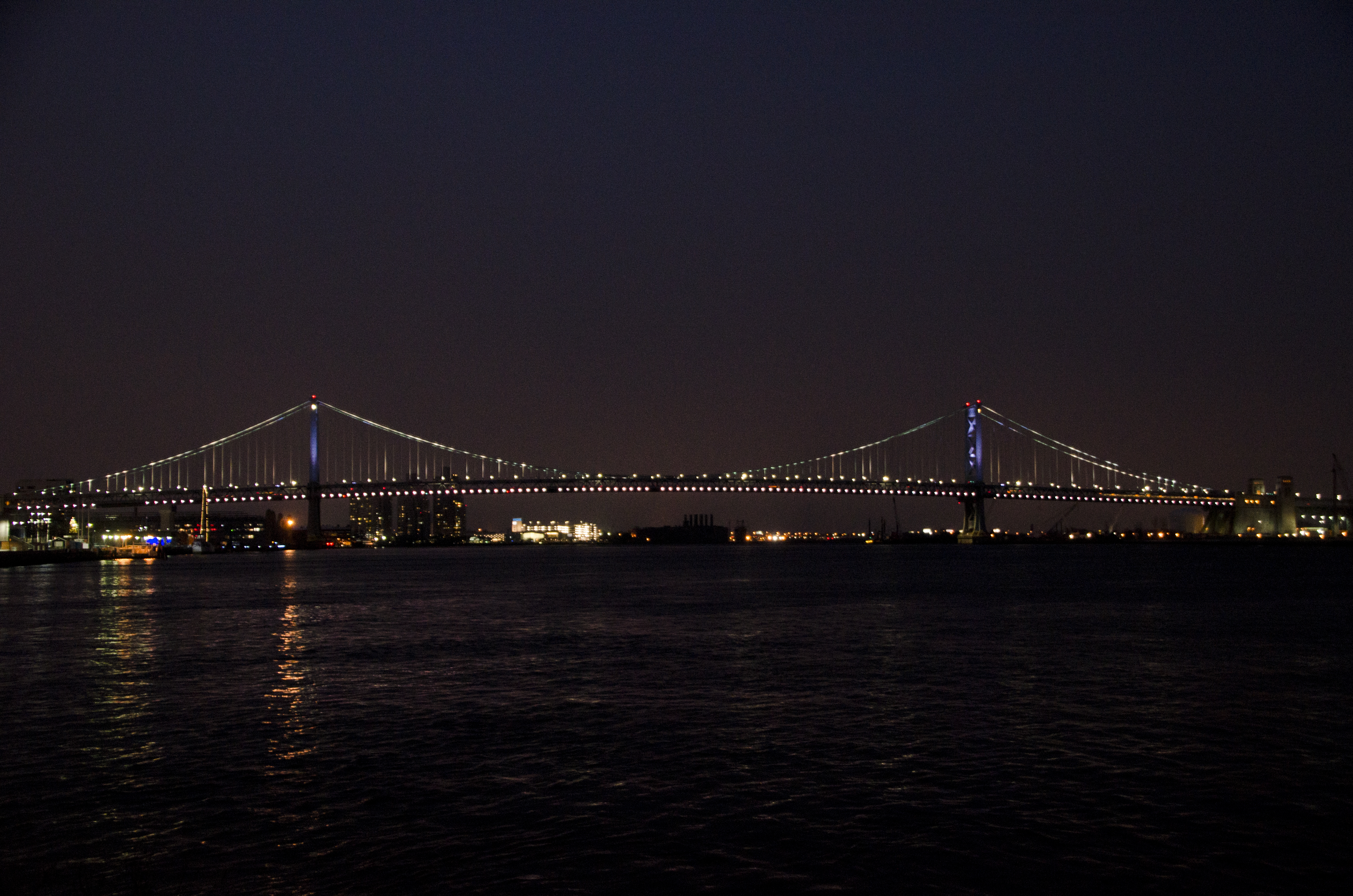 Benjamin Franklin Bridge Lighting