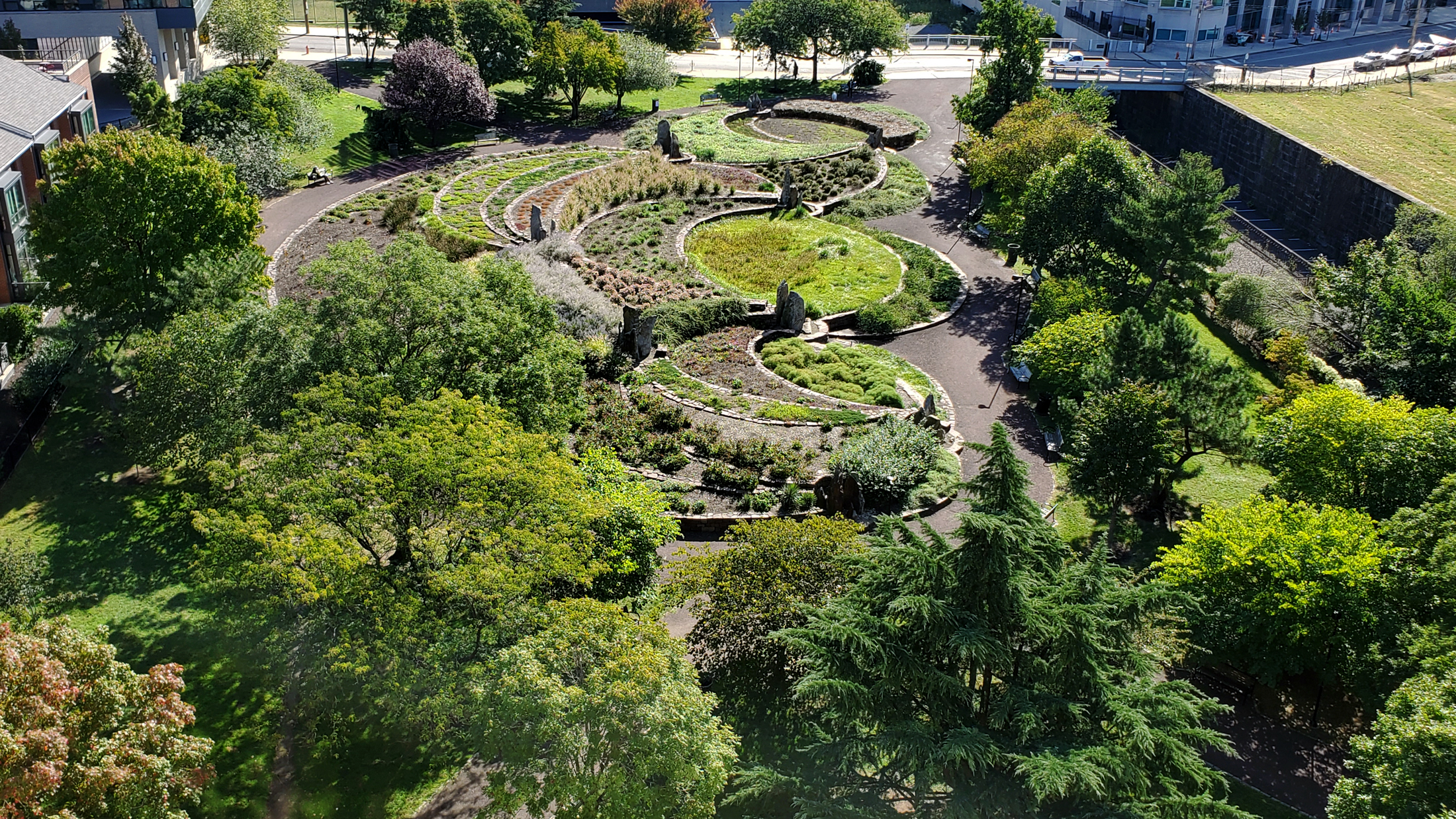 Connections, a two-acre sculptural landscape