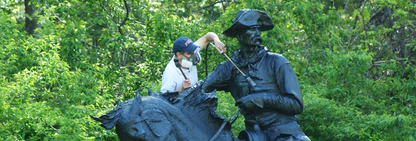 Cowboy by Frederic Remington undergoes conservation