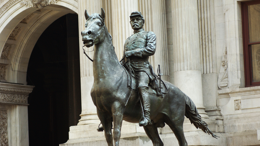 Henry Jackson Ellicott's equestrian sculpture of General George McClellan