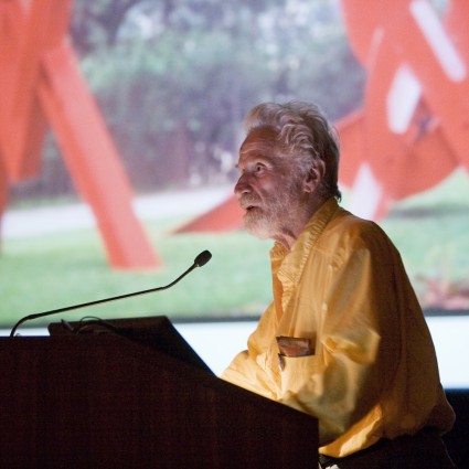 Artist Mark di Suvero speaks at the Fairmount Park Art Association's 135th Annual Meeting