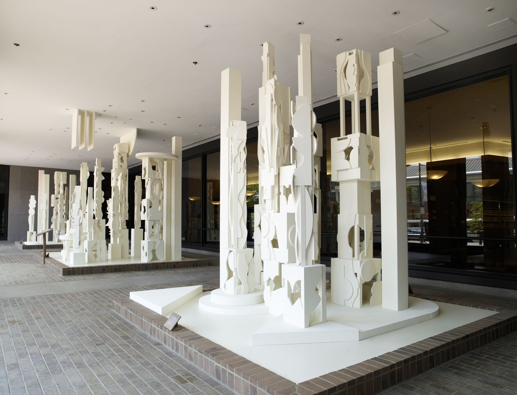 Bicentennial Dawn white sculpture