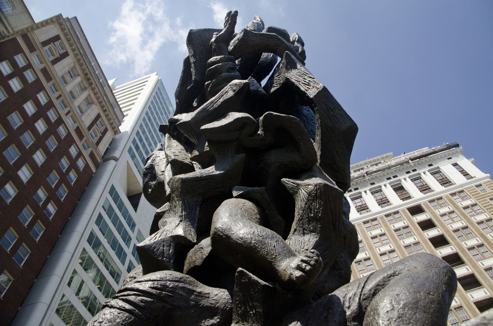 Monument to Six Million Jewish Martyrs by artist Nathan Rapoport