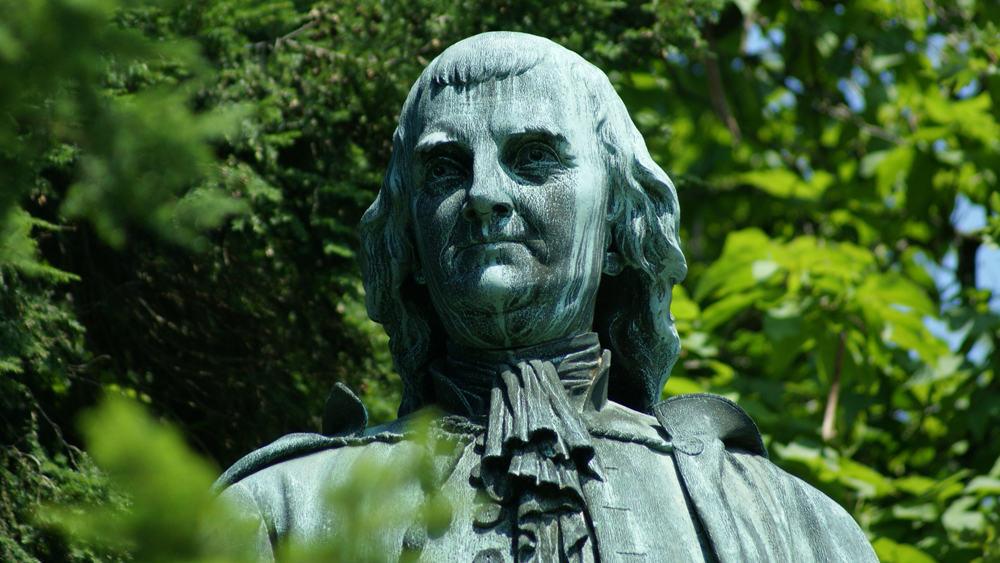Joseph Bailly's statue of Reverand Dr. Witherspoon