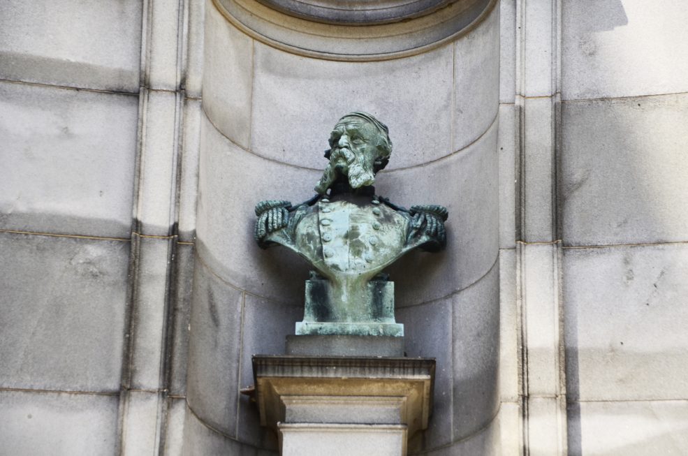 <em>Admiral David Dixon Porter</em> by Charles Grafly (1862-1929). Photo Alec Rogers © 2016 for the Association for Public Art.