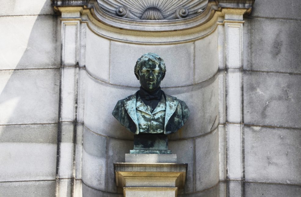 <em>Governor Andrew Gregg Curtin</em> by Moses Jacob Ezekiel (1844-1917). Photo Alec Rogers © 2016 for the Association for Public Art.
