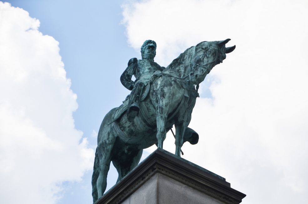 <em>Major General Winfield Scott Hancock</em> by John Quincy Adams Ward (1830-1910). 
Photo Alec Rogers © 2016 for the Association for Public Art.