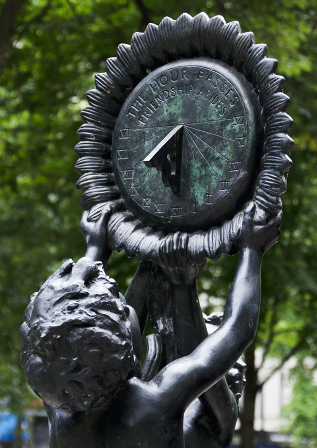 Evelyn Taylor Price Sundial in Rittenhouse Square