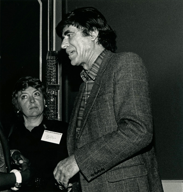 Keynote Speaker Jamake Highwater. Photo Gary McKinnis © 1987 for the Association for Public Art.