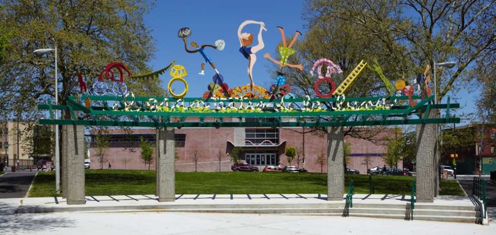 <em>El Gran Teatro de la Luna</em> (1982; reinstalled 2012) by artist Rafael Ferrer. Photo courtesy Office of Arts, Culture and the Creative Economy.