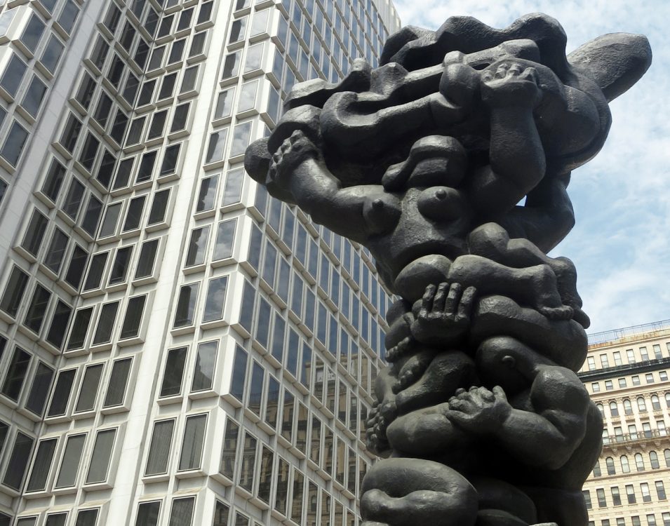 Winning photo from Rachel Mae Smith's Composition Photography workshop. Photo by Brooke Baldwin. (Sculpture: <em>Government of the People</em>)