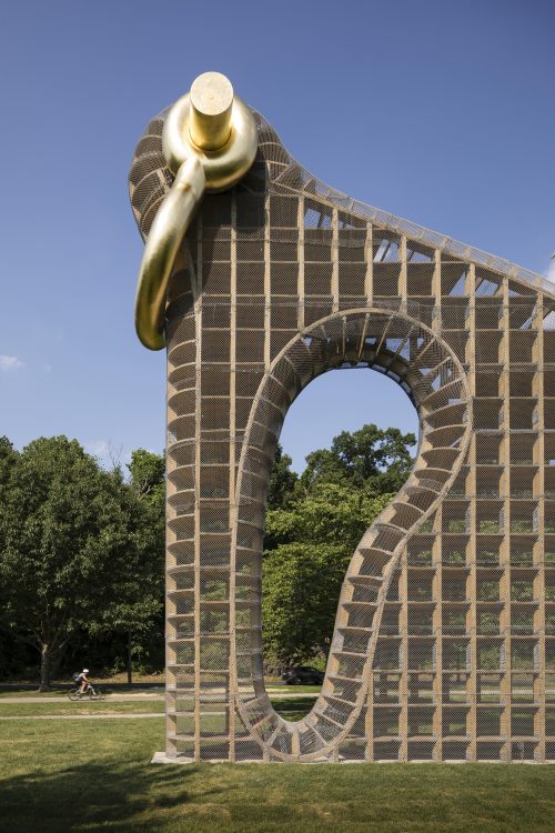 Martin Puryear, <em>Big Bling</em>, 2016. Collection of the artist, courtesy of Matthew Marks Gallery © Martin Puryear. Photo James Ewing Photography © 2017 for the Association for Public Art.