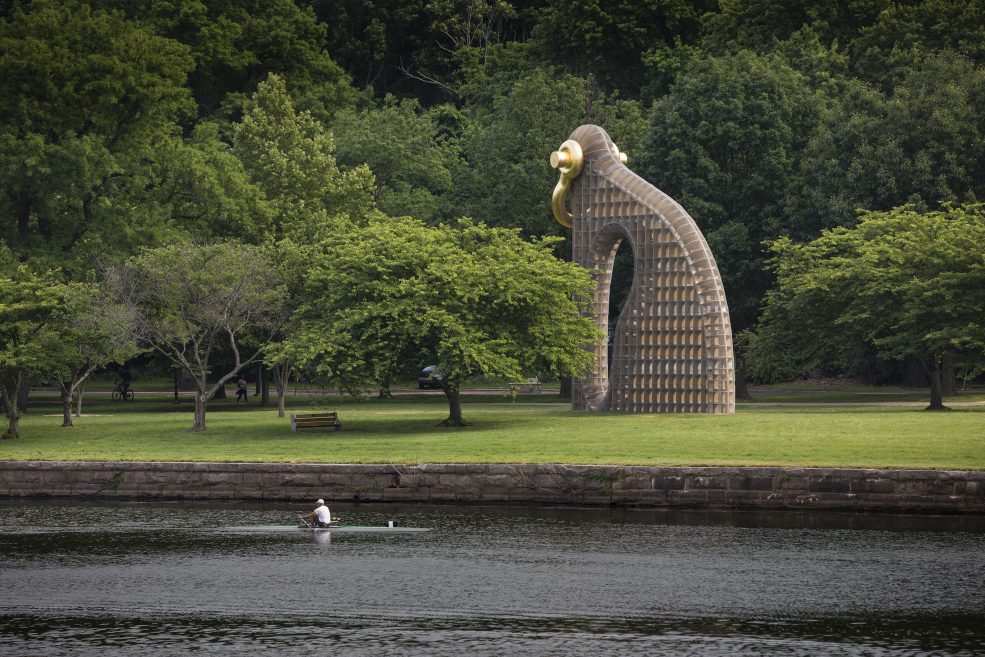 Martin Puryear, <em>Big Bling</em>, 2016. Collection of the artist, courtesy of Matthew Marks Gallery © Martin Puryear. Photo James Ewing Photography © 2017 for the Association for Public Art.