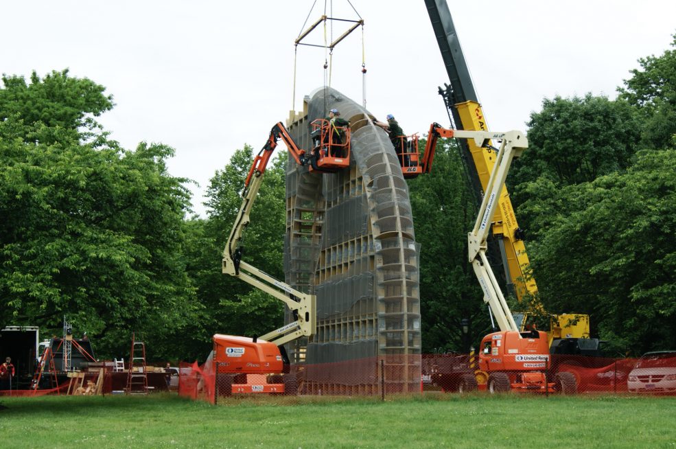 Martin Puryear, <em>Big Bling</em>, 2016. Collection of the artist, courtesy of Matthew Marks Gallery © Martin Puryear. Photo Alec Rogers © 2017 for the Association for Public Art.