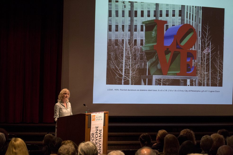 Barbara Haskell, Whitney Museum of American Art Curator, 2018 Annual Meeting. Photo © Meredith Edlow