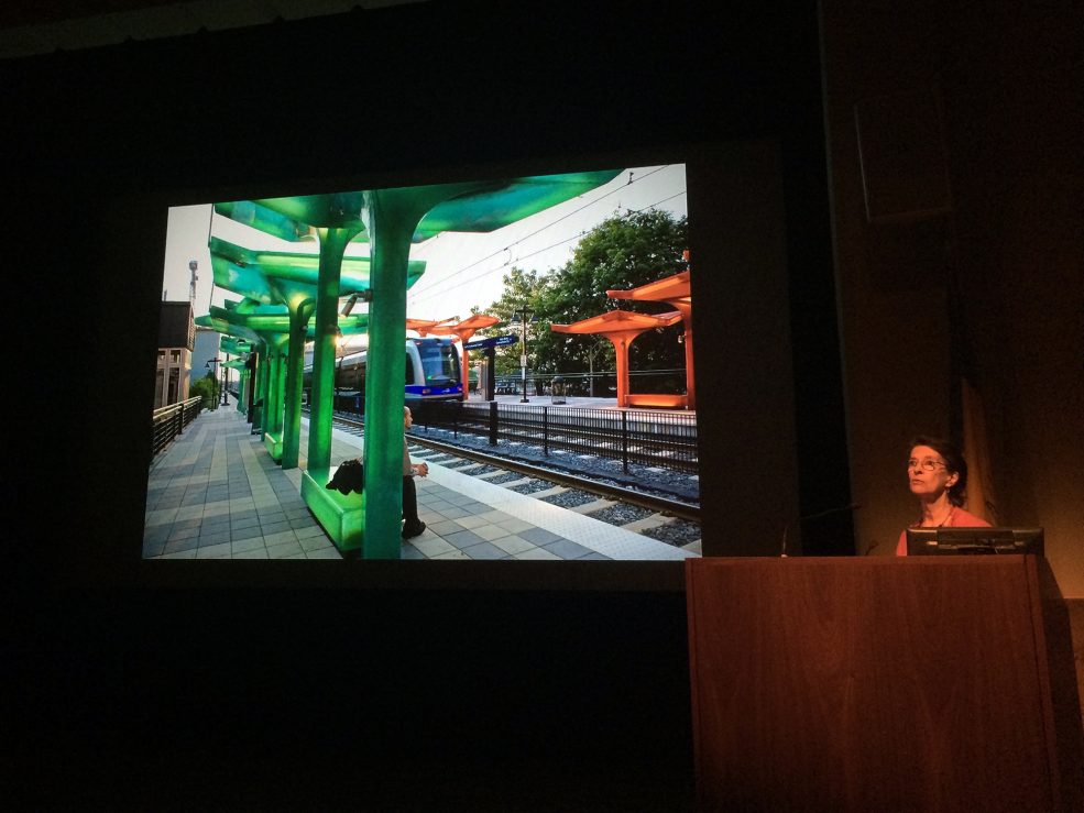 Artist Jody Pinto, 2014 Annual Meeting. Photo © Caitlin Martin