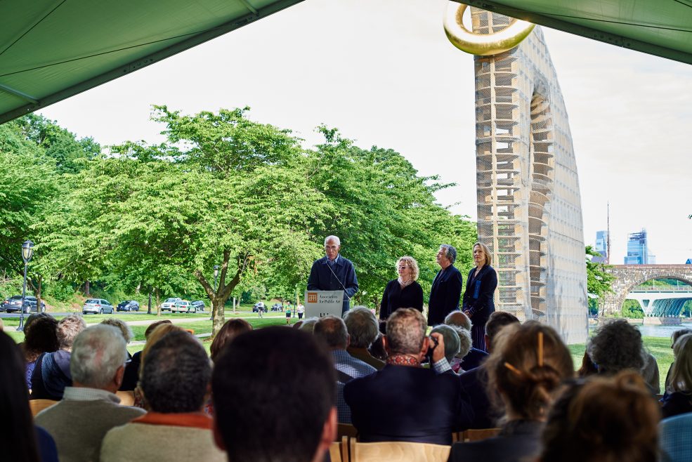 Artist Martin Puryear, 2017 Annual Meeting. Photo © Albert Yee