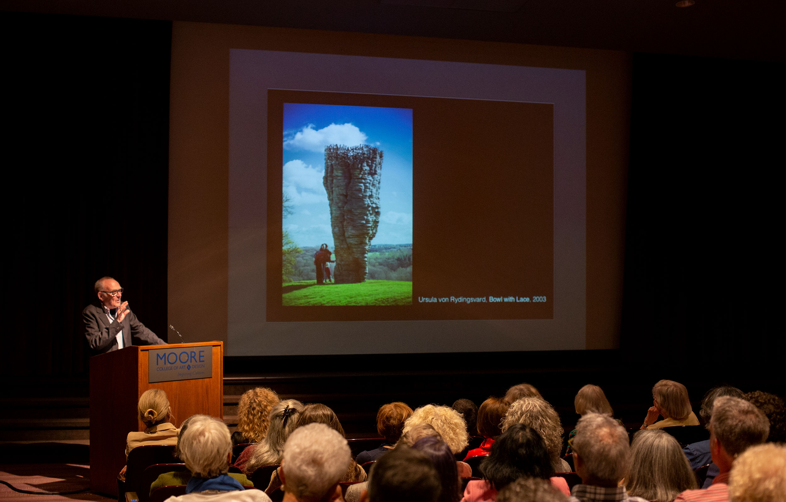 Yorkshire Sculpture Park's Peter Murray speaks at the Assocation's Annual Meeting at Moore College of Art & Design, Philadelphia