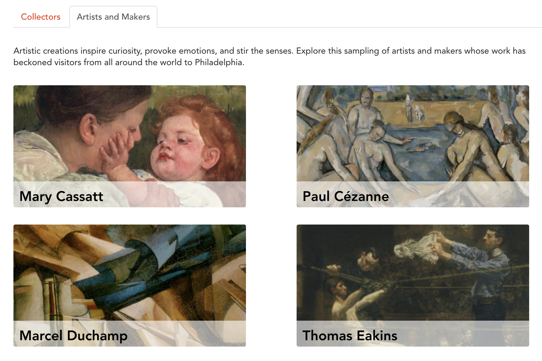 Philadelphia Museum of Art Online Collection