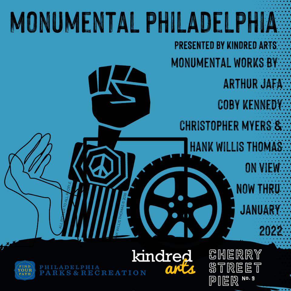 Square Monumental Tour promotional graphic featuring logos, dates, artists and partners - blue and black colors